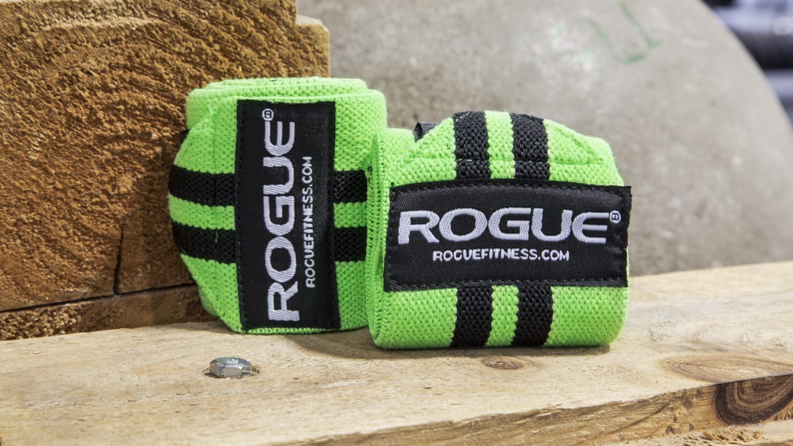 Rogue Wrist Wraps Green/Black Rogue USA